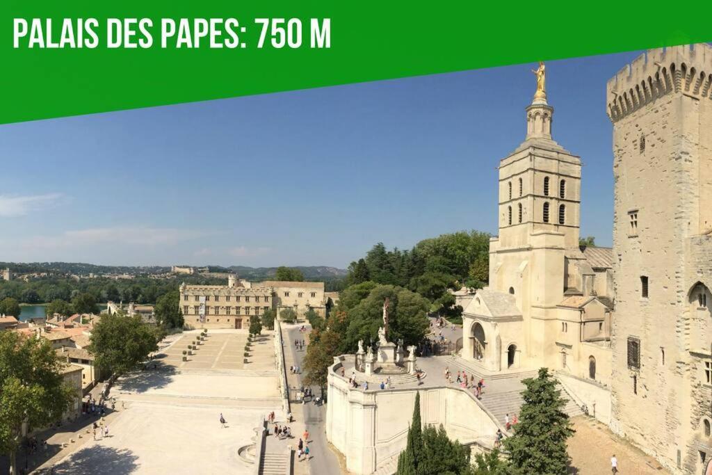 Le Loft Des Papes - 2 Terrasses - Vue Panoramique Sur La Ville - Ac Clim Avignone Esterno foto